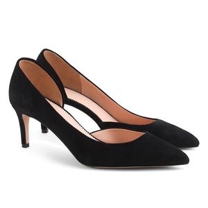 J.Crew Lucie black suede. Size 7